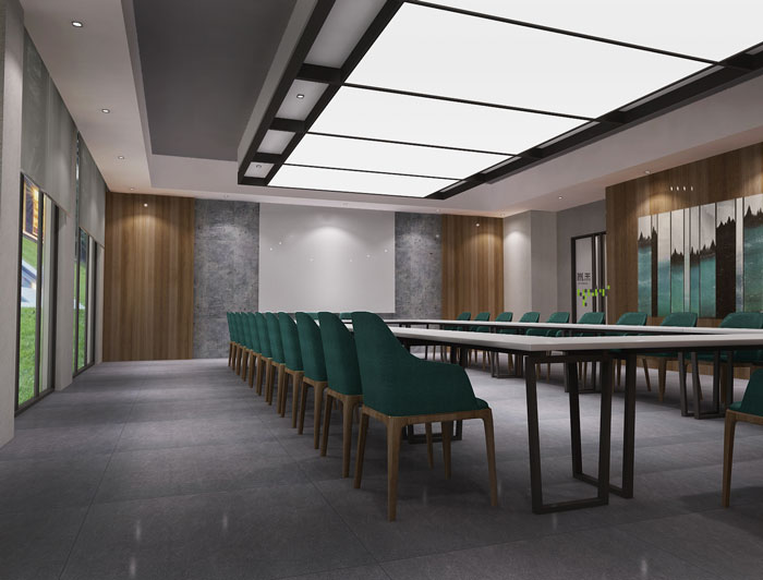 杭州科技公司辦公樓會議室裝修設(shè)計(jì)效果圖