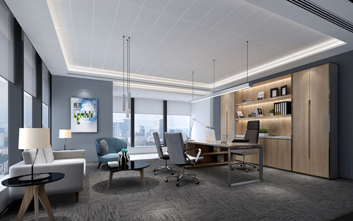 網(wǎng)絡(luò)公司總經(jīng)理辦公室裝修設(shè)計效果圖