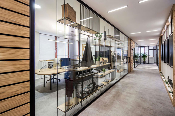 時(shí)裝公司辦公室過道裝修設(shè)計(jì)效果圖