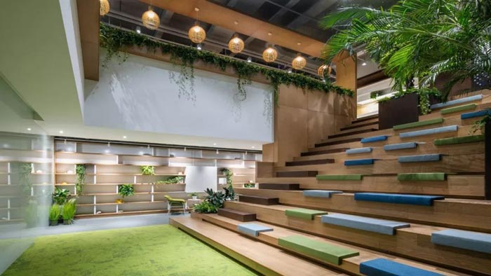 10000平方集團(tuán)辦公室閱讀區(qū)設(shè)計(jì)方案