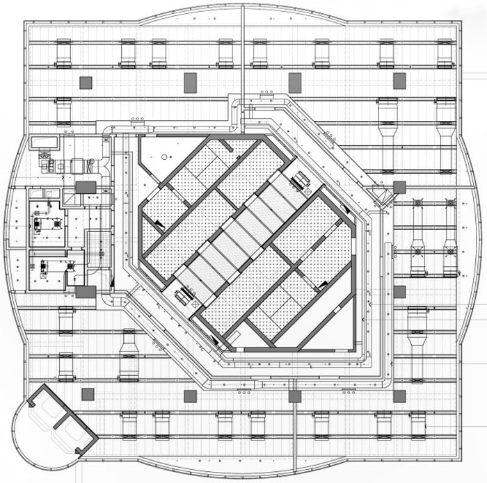 上海寶鋼大廈設(shè)計(jì)平面圖