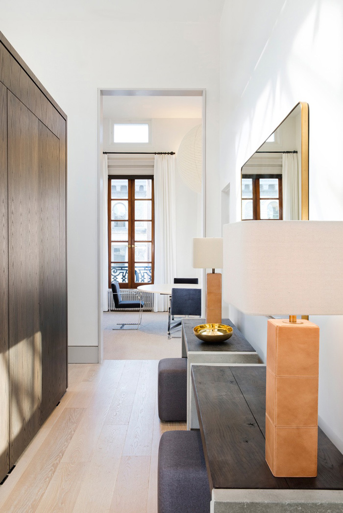 財(cái)務(wù)公司辦公室過(guò)道設(shè)計(jì)效果圖