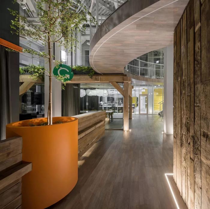 二（2）層辦公室前臺設(shè)計方案