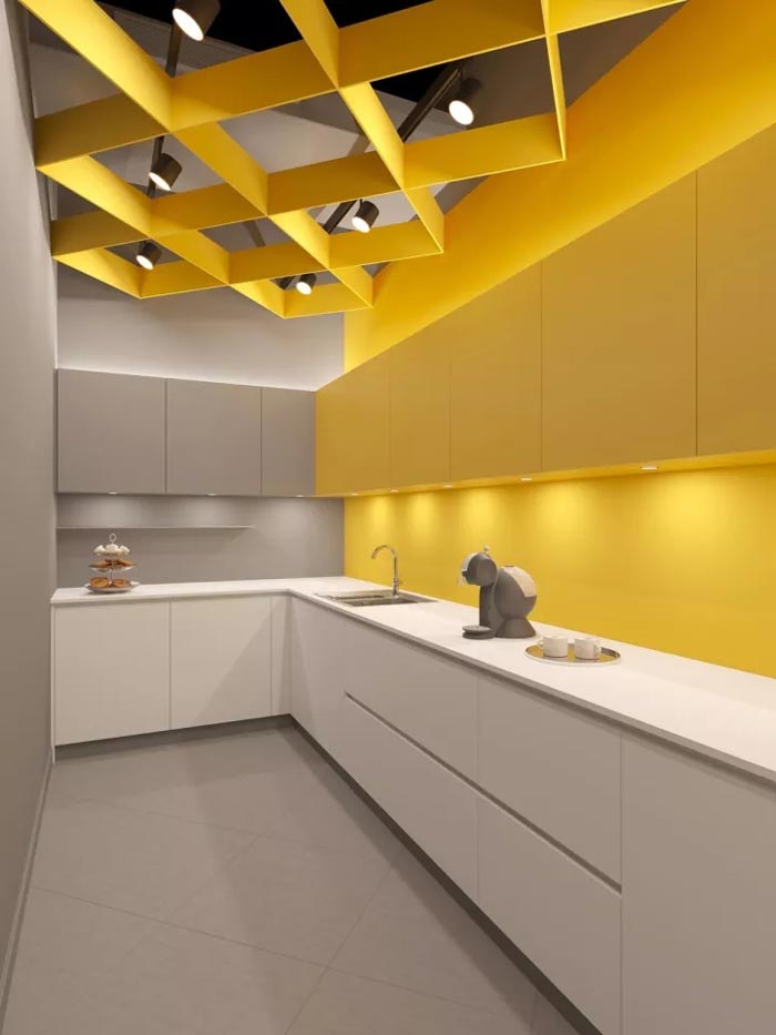 2500平方辦公室茶水間裝修設(shè)計(jì)效果圖