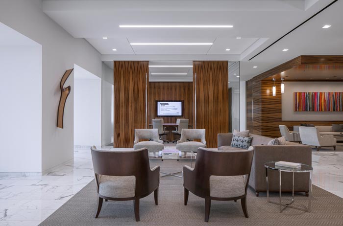 金融服務(wù)公司辦公室交流區(qū)裝修設(shè)計效果圖