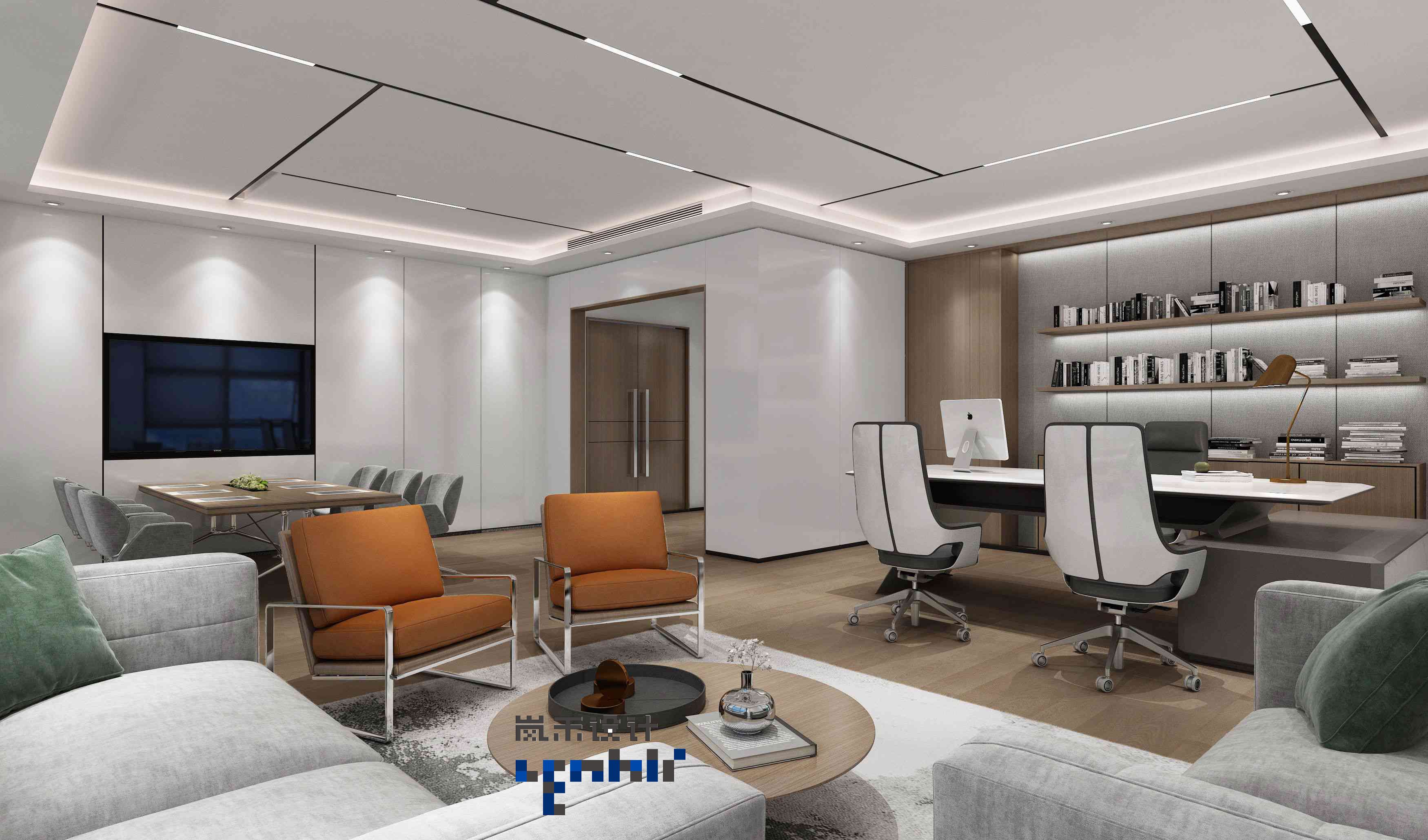 CEO辦公室效果圖1