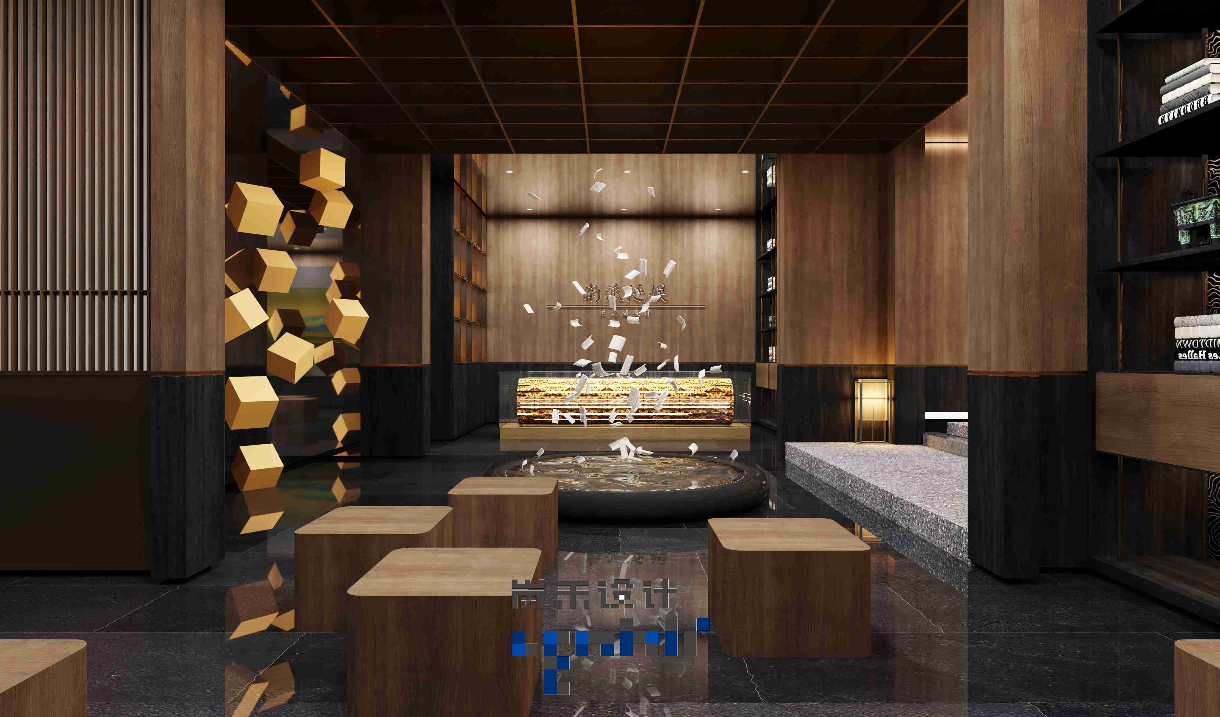 二樓中庭效果圖