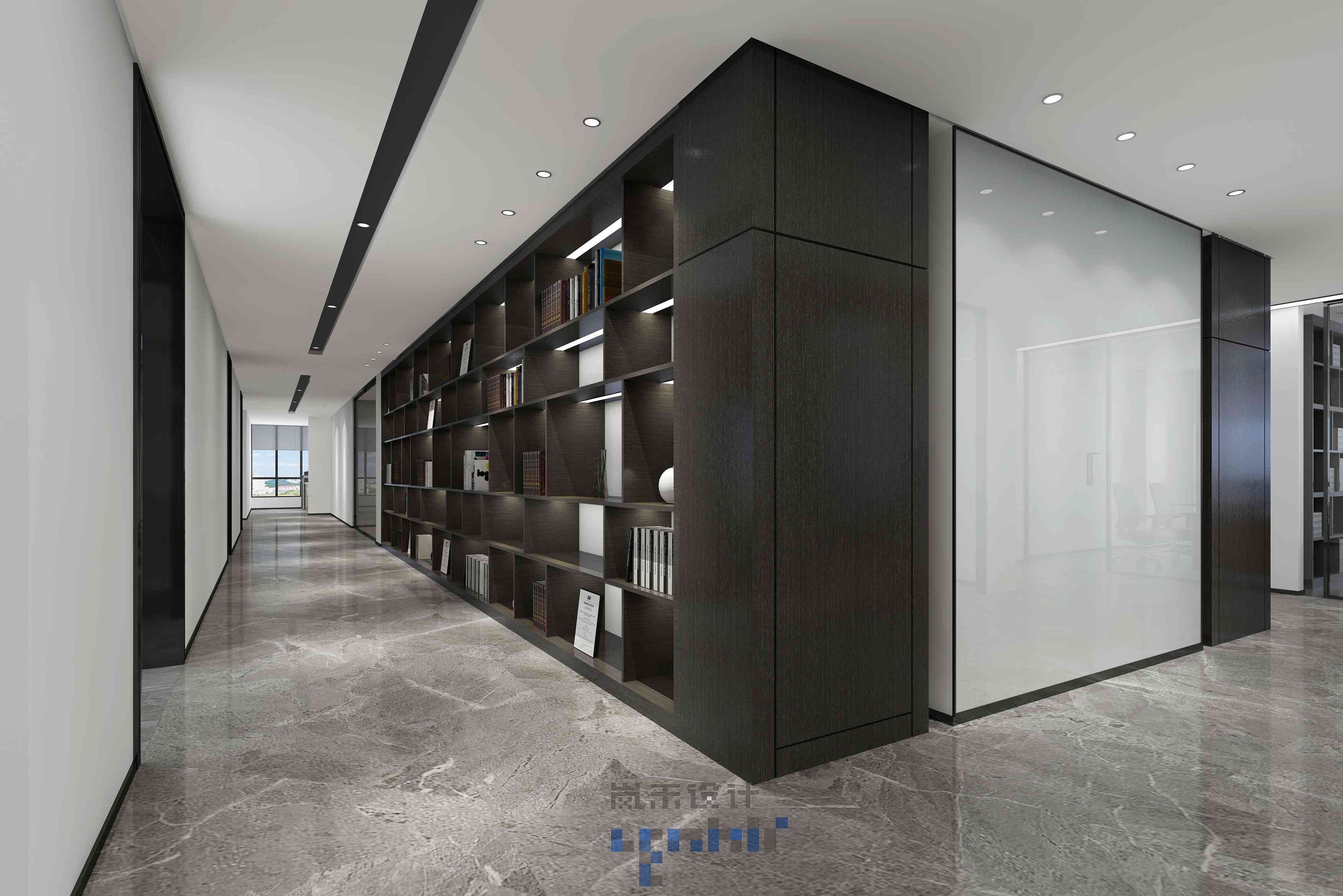 走廊通道效果圖