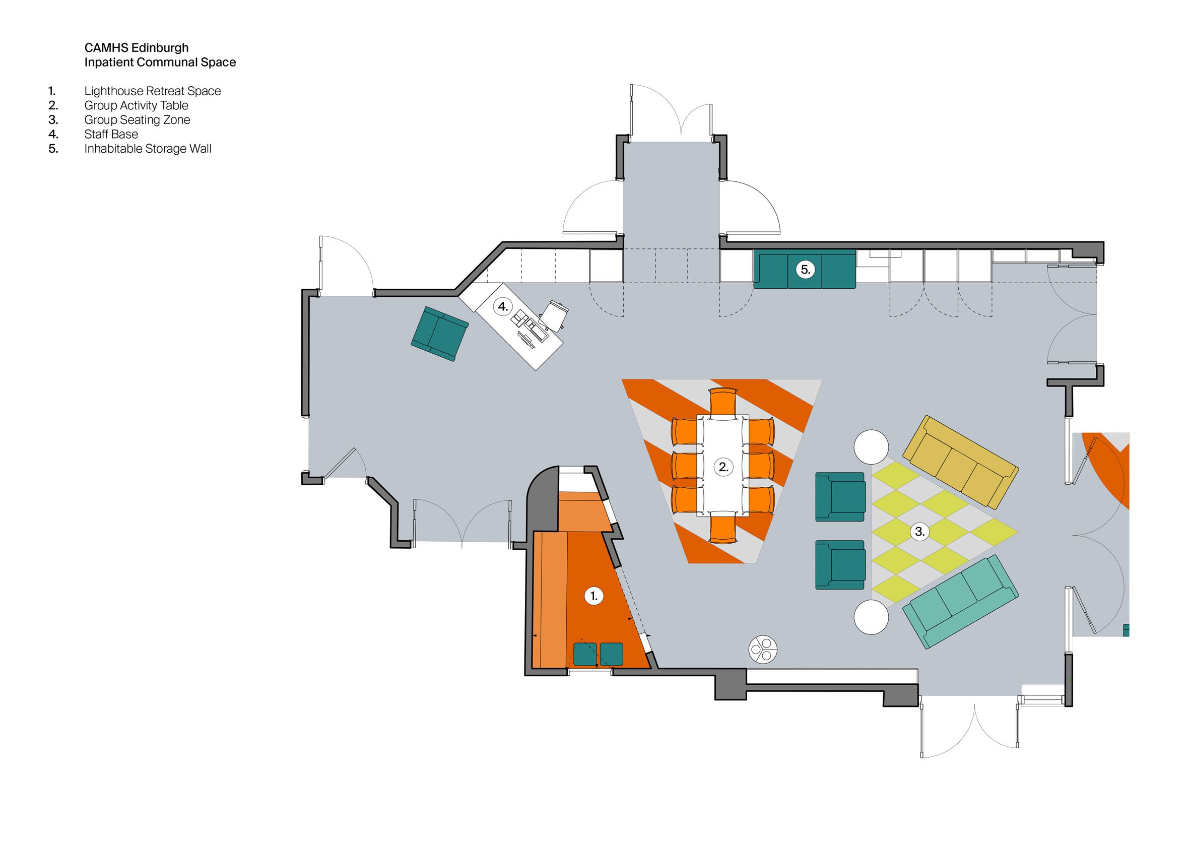 辦公室局域平面圖