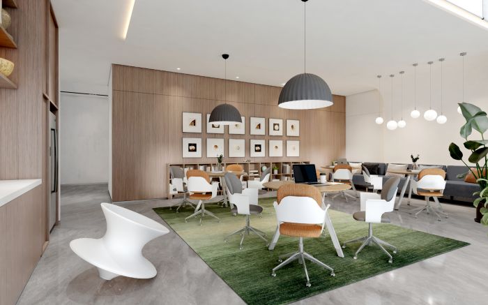 國企總部辦公室空間設(shè)計(jì)案例